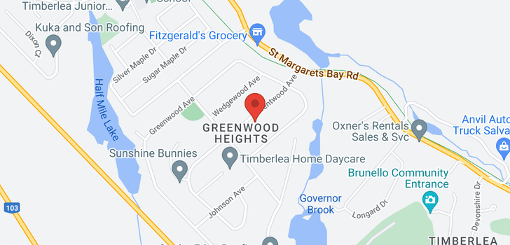 map of 58 Brentwood Avenue